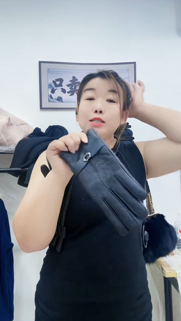 海豹毛秋冬真羊皮手套