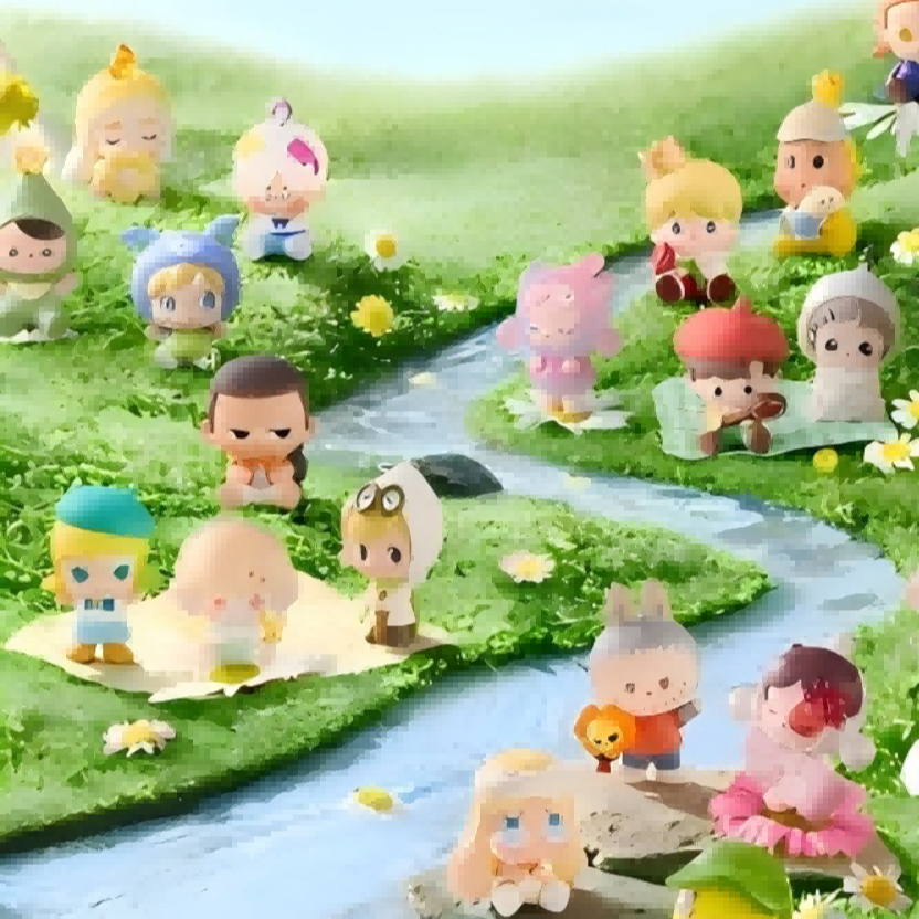 (代拆）pop泡泡一起去郊游潮玩盲盒手办摆件