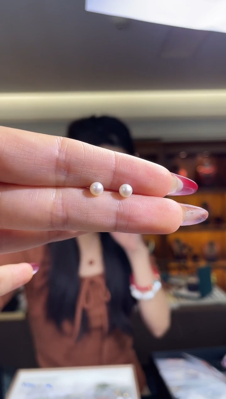 未镶嵌耳饰淡水珍珠（多样性发一件）