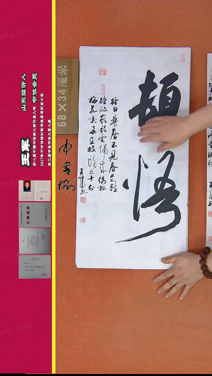 【闪购商品】书法372王军书法精品作品