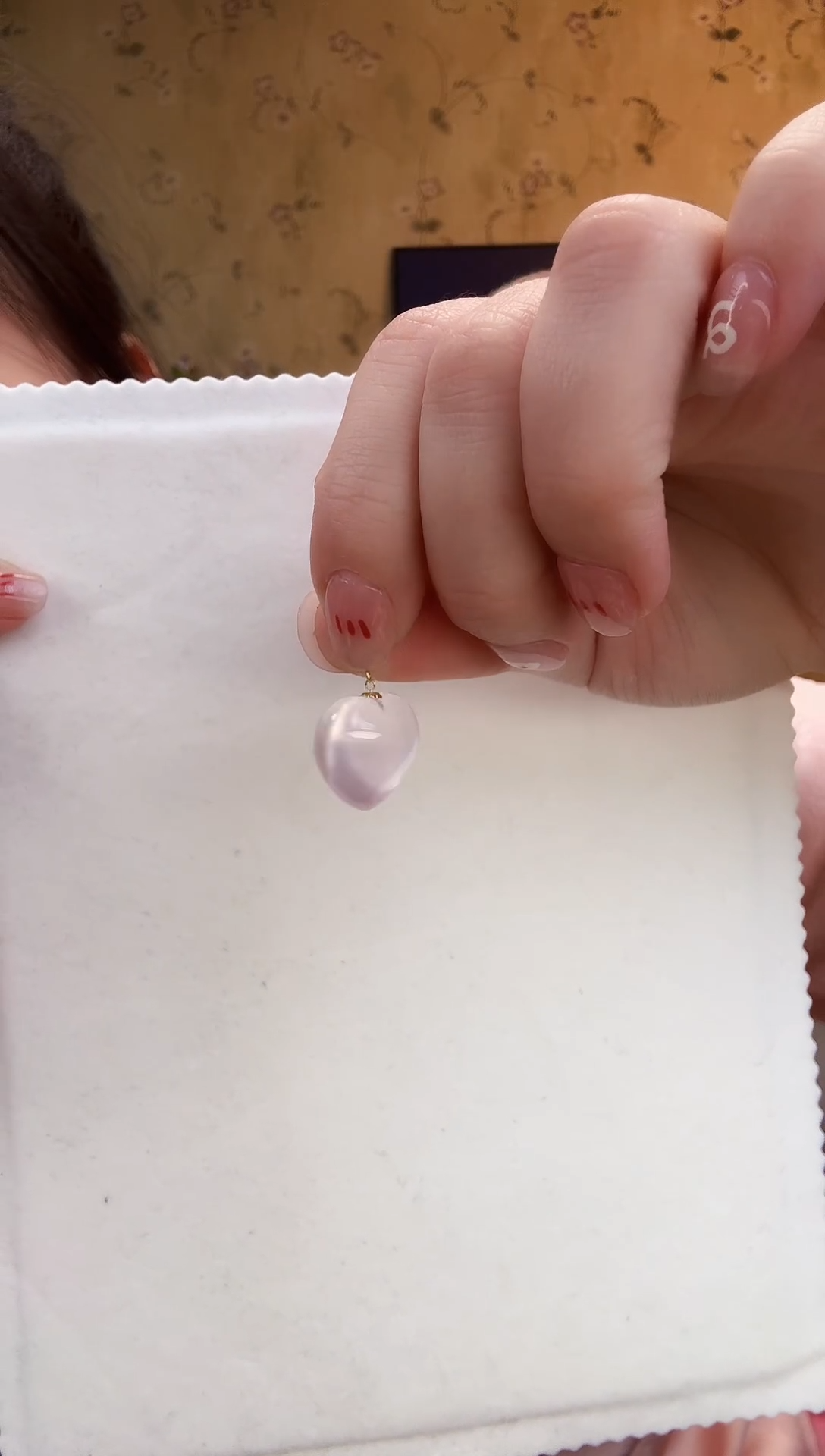 【闪购商品】水晶吊坠(不含链)18K金镶嵌水晶吊坠