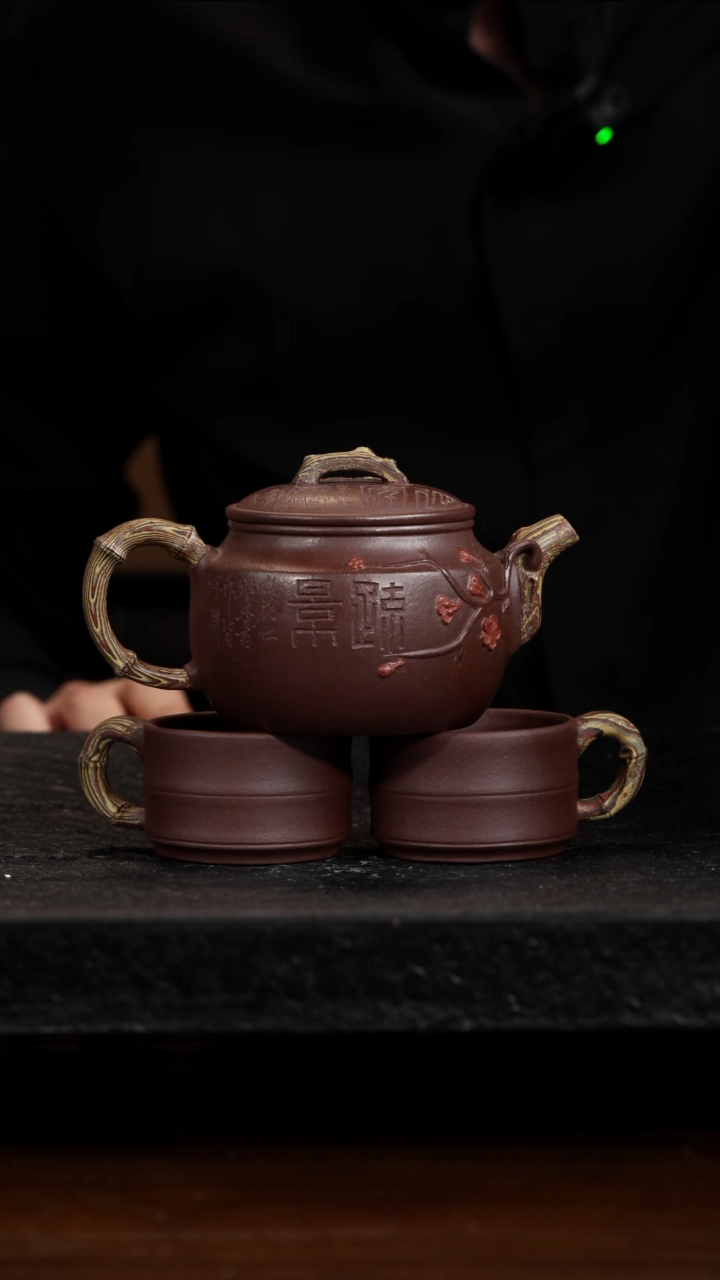 茶壶紫砂宜兴知衍传器原矿全手49套组