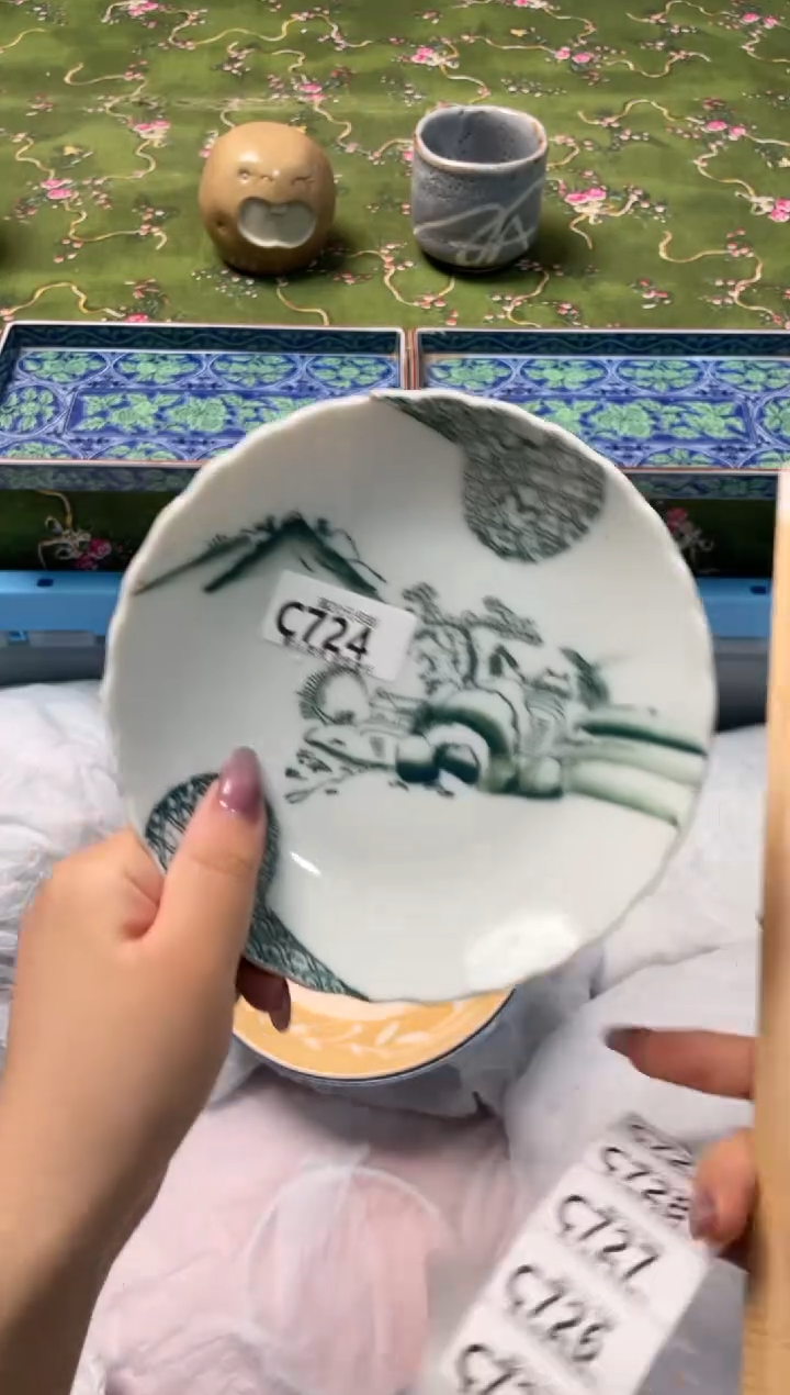 瓷片瓷器瓷器C724