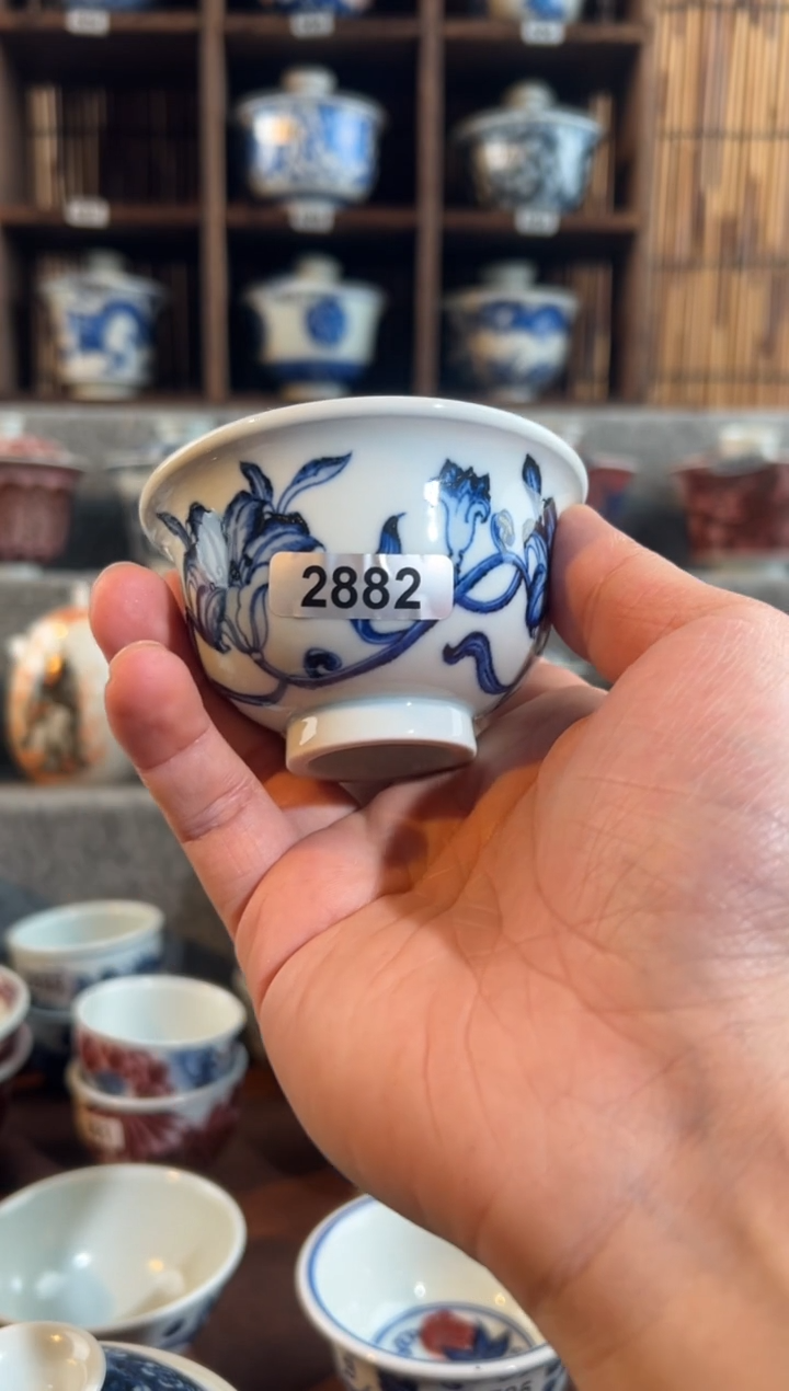 2882天禄言瓷全手绘茶器