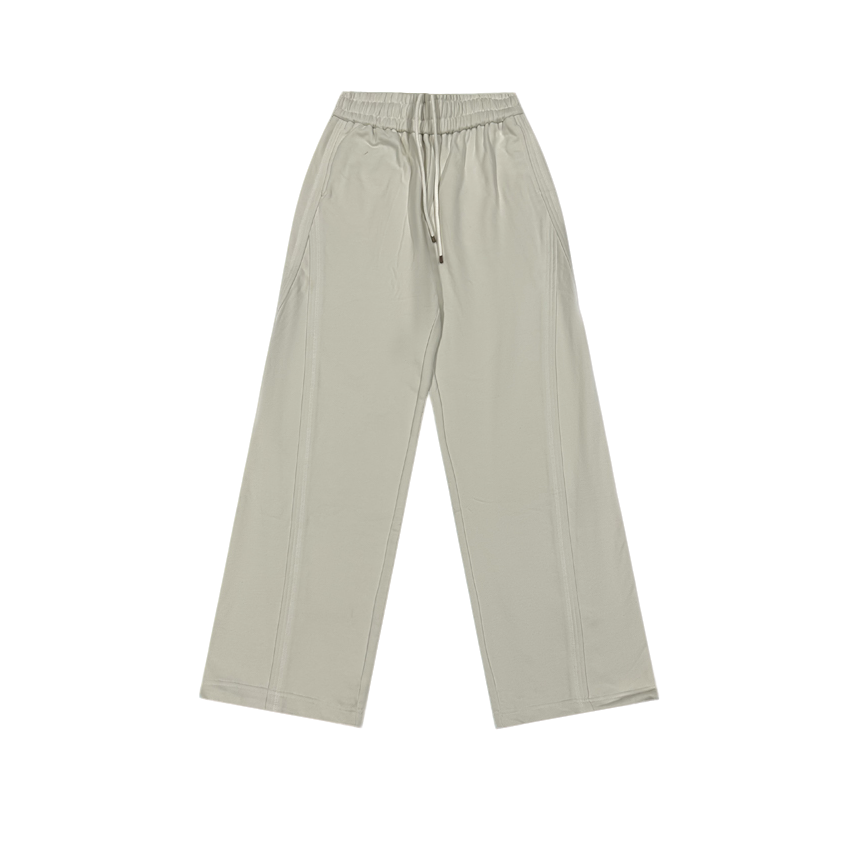 A早秋潮流简约干净舒适宽松百搭户外运动时尚直筒休闲裤24Y6990