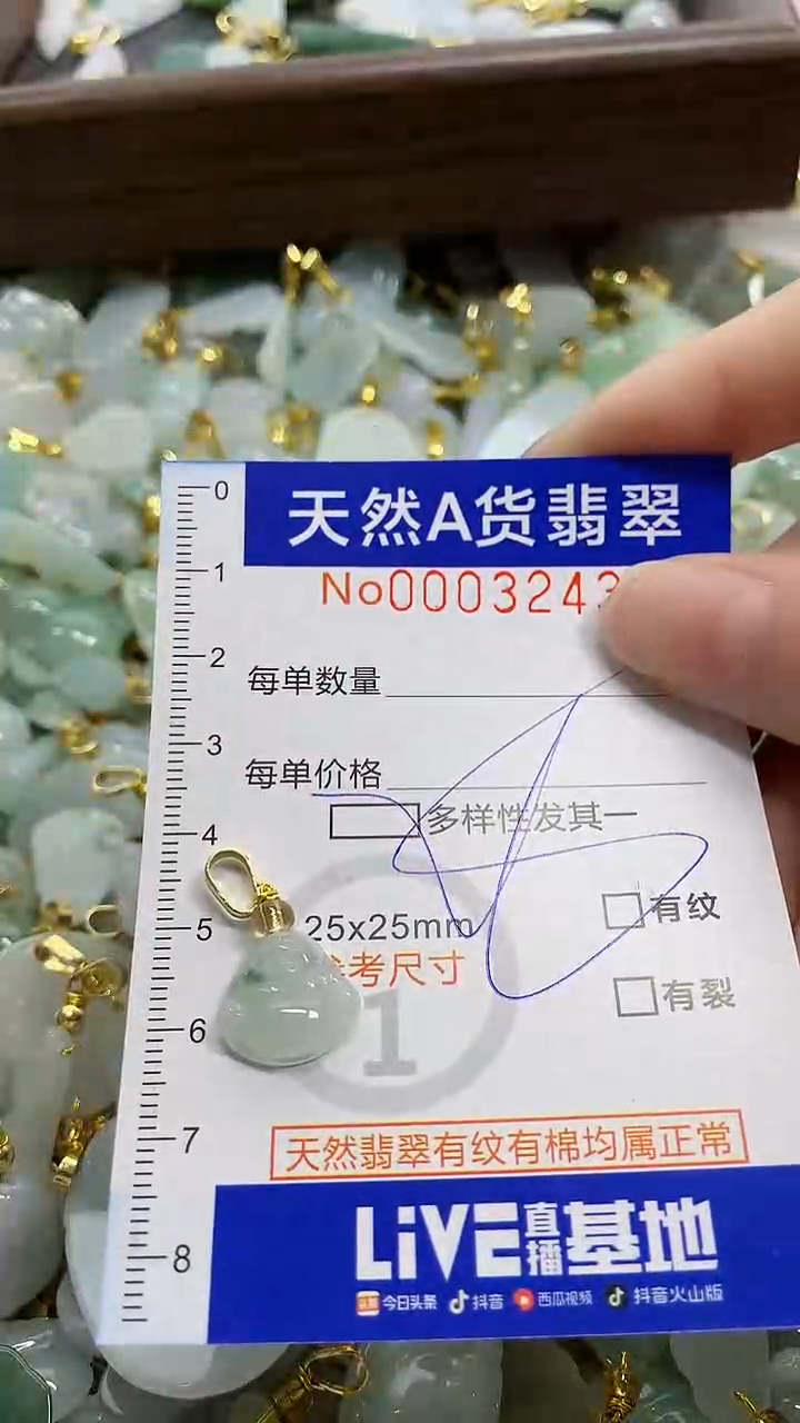 颈饰未镶嵌翡翠天然A货翡翠