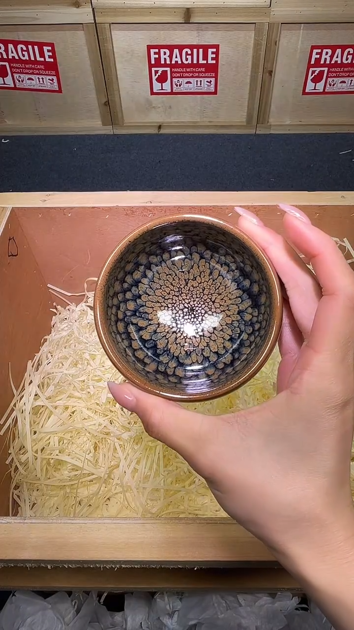 茶盏茶盏主人杯绿鹧鸪钵