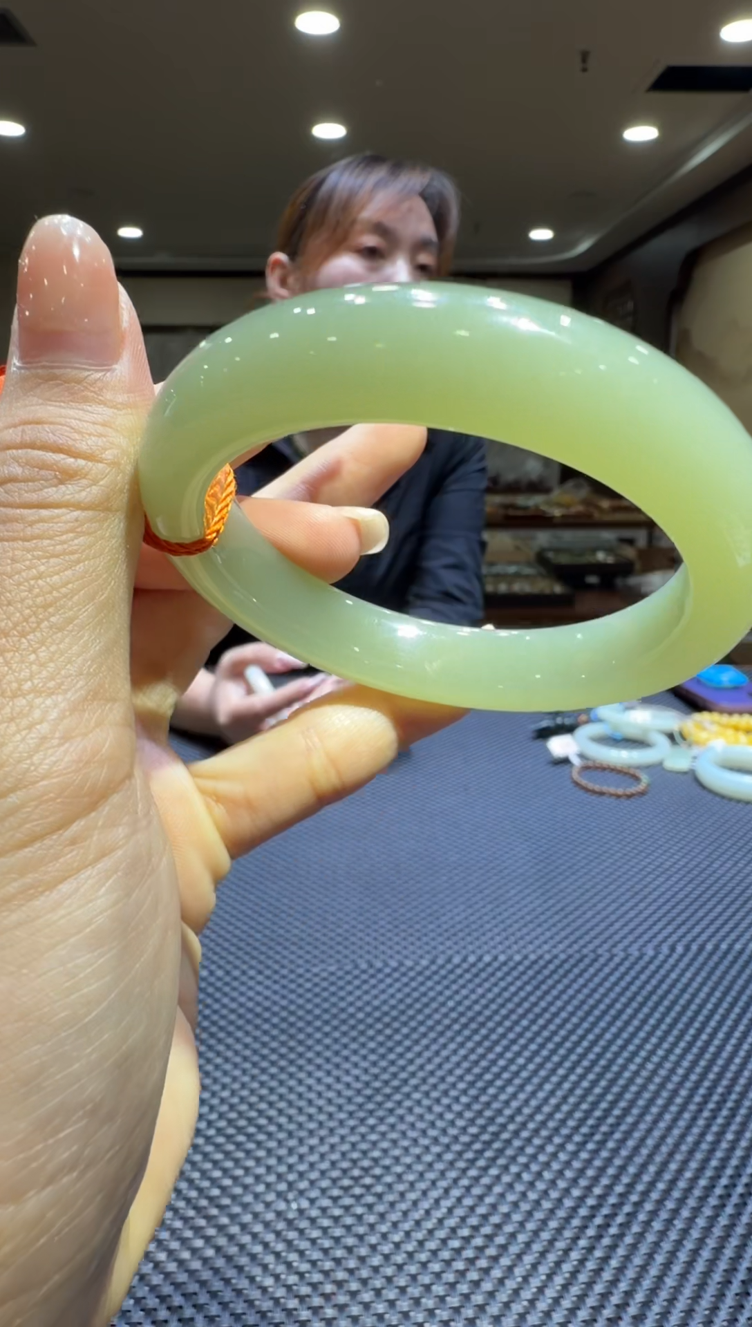 颈饰未镶嵌和田玉手镯56