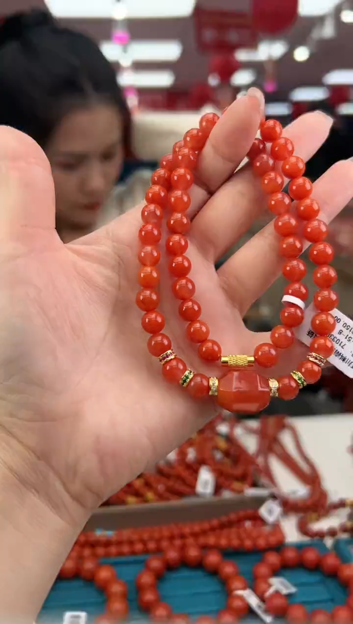 【闪购商品】南红玛瑙珠串未镶嵌多样发其一/