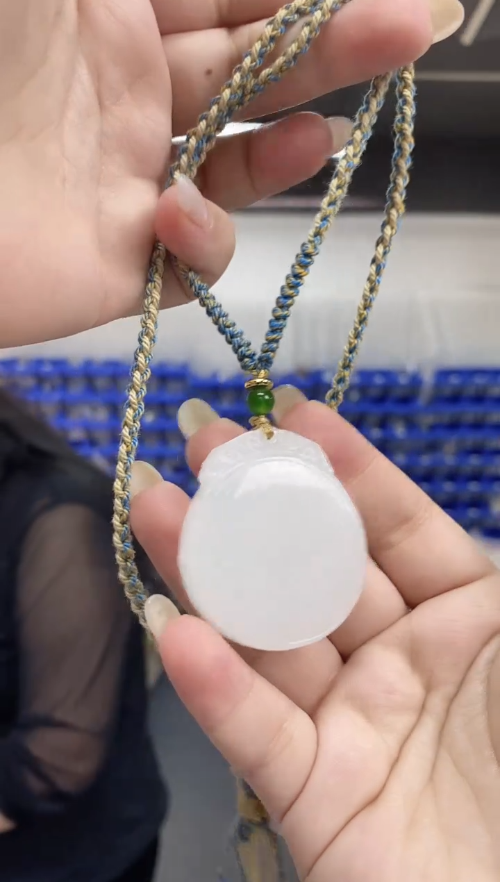 【闪购商品】和田玉（白玉）吊坠未镶嵌多样性发其一颜色微差