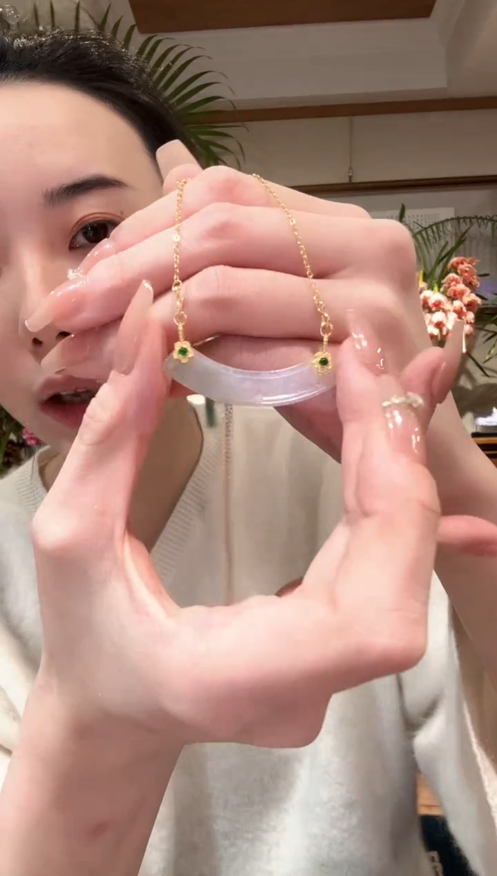 【闪购商品】翡翠颈饰未镶嵌国风