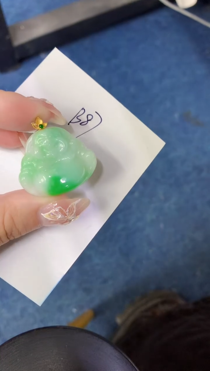 【闪购商品】翡翠颈饰18K金镶嵌00000000000