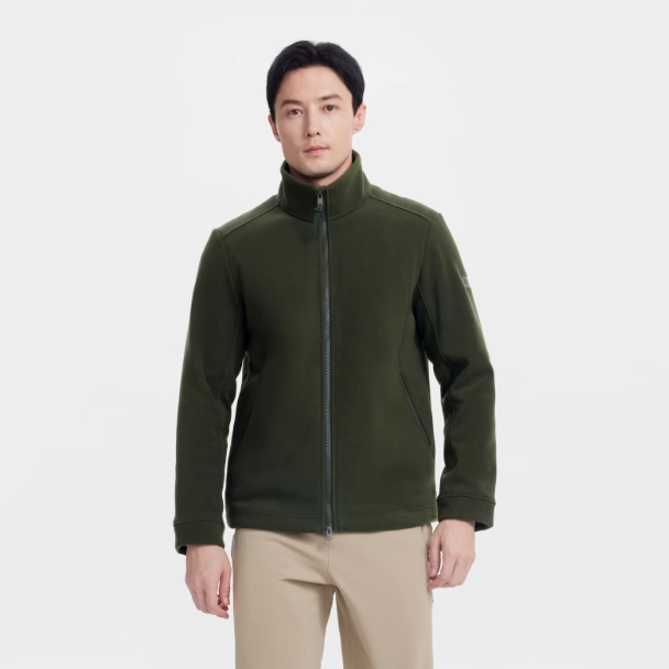 【白标软壳】AIGLE艾高新品GTX WS防风防雨透汽全拉链抓绒衣BD06