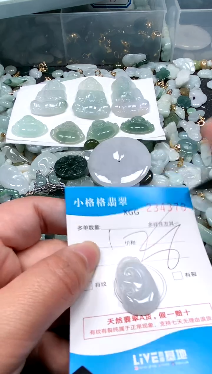 【闪购商品】翡翠颈饰未镶嵌闪购商品0234378