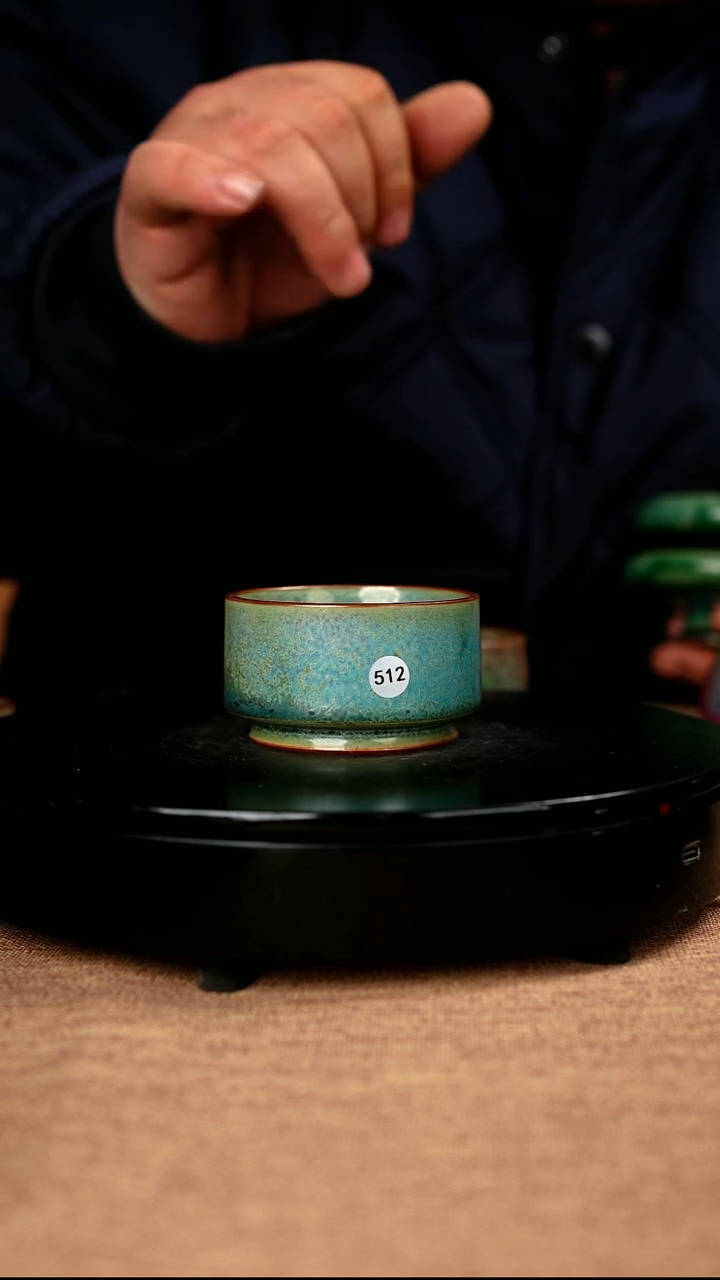 【闪购商品】512#靠山窑一级品原矿钧瓷炉钧釉主人杯