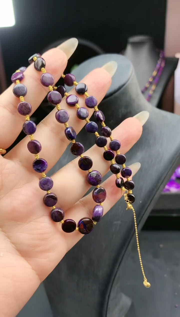 【闪购商品】苏纪石（舒俱来）项链18K金镶嵌.