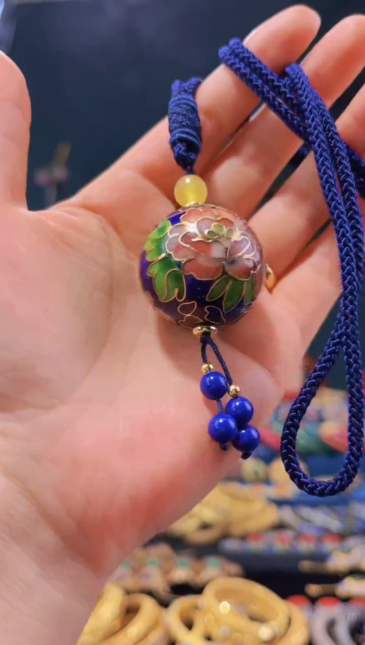 【闪购商品】非遗绝技 景泰蓝3.0吊坠 蓝