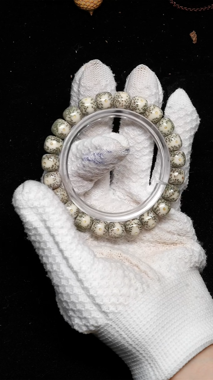 手串星月菩提青花瓷10*9