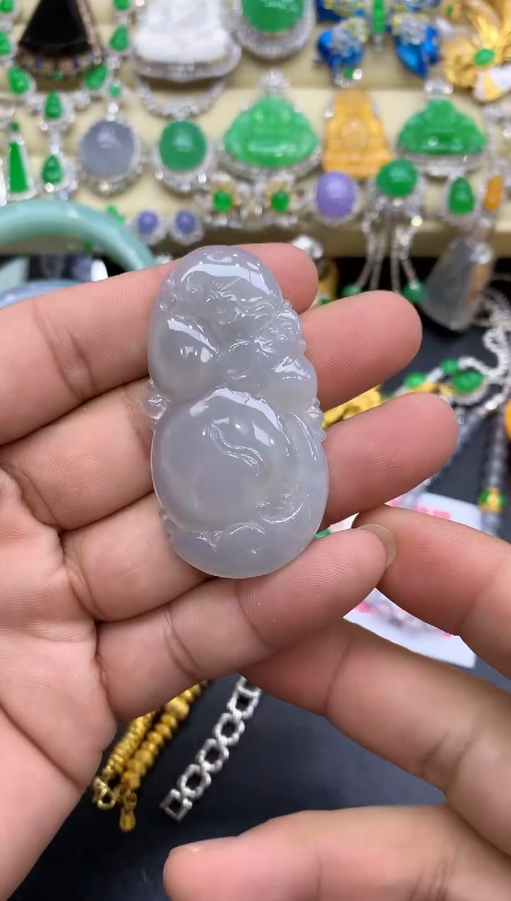 颈饰未镶嵌翡翠353-中国好珍宝