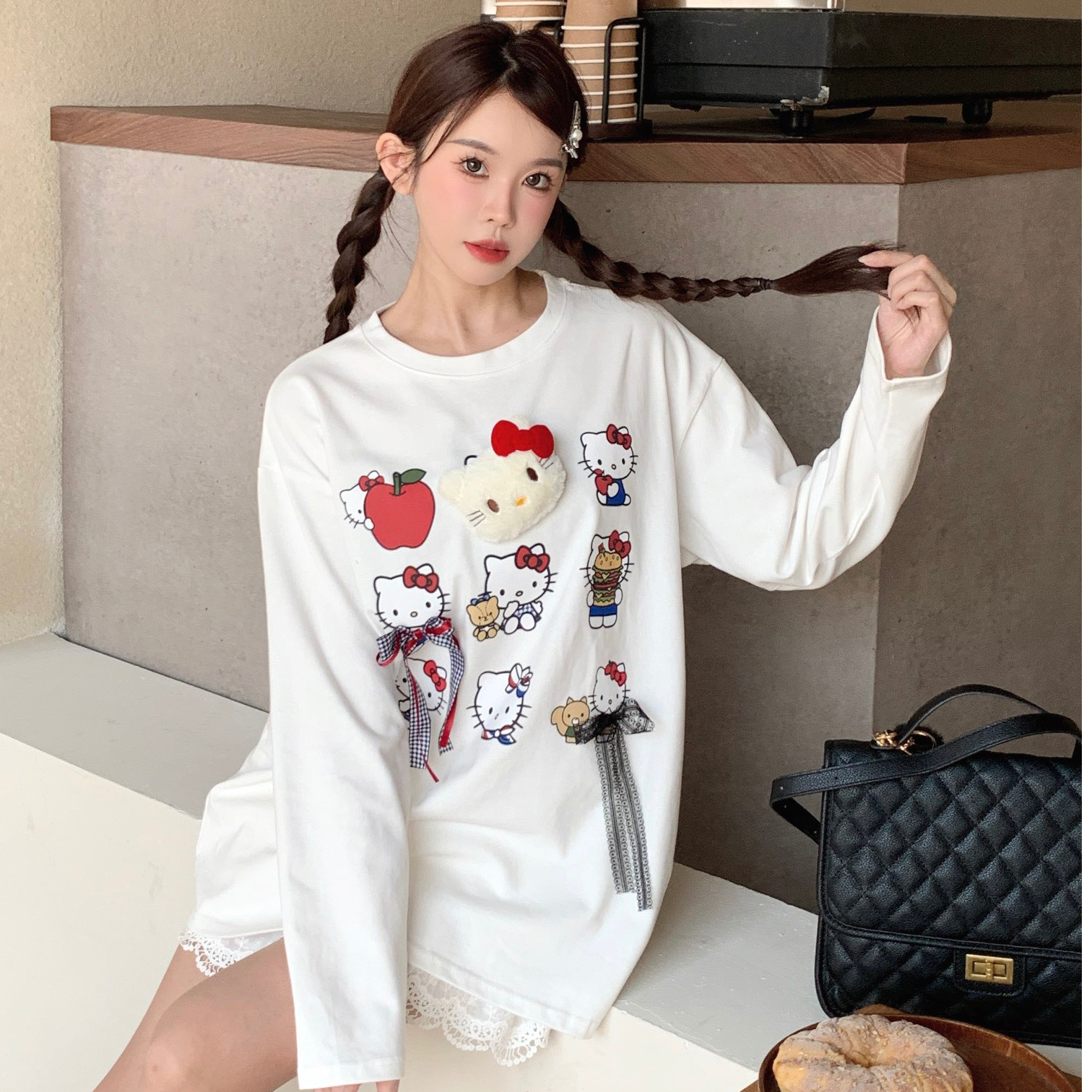 【301号-400号】新款高级感小众设计师洋气减龄休闲宽松潮牌卫衣