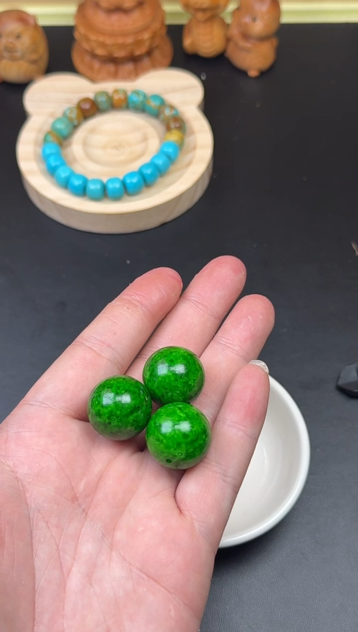 未镶嵌1玛瑙/玉髓绿西瓜2.0单颗