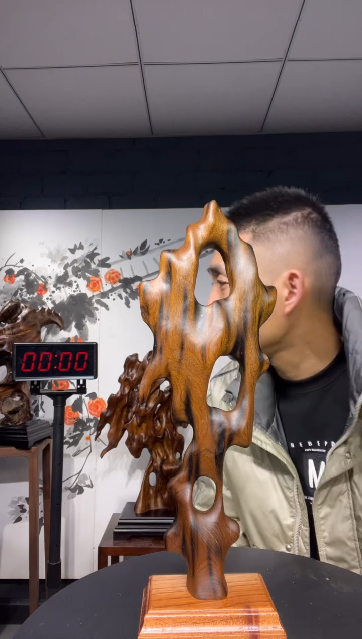 【闪购商品】金丝楠木雕金丝楠木工艺品摆件