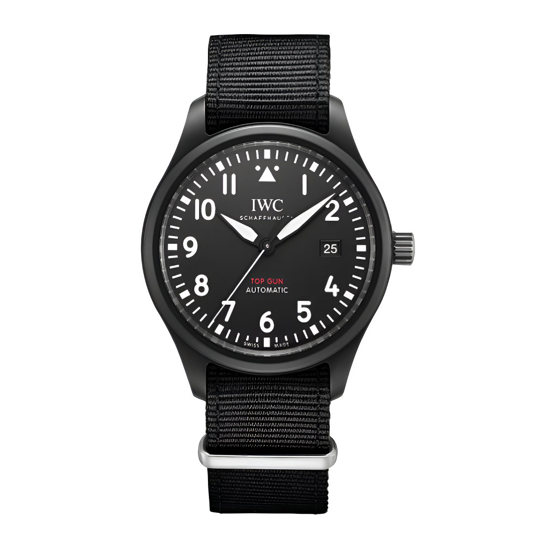 99新 IWC/万国 23年飞行员IW326901/41mm/topgun海军空战陶瓷钛表