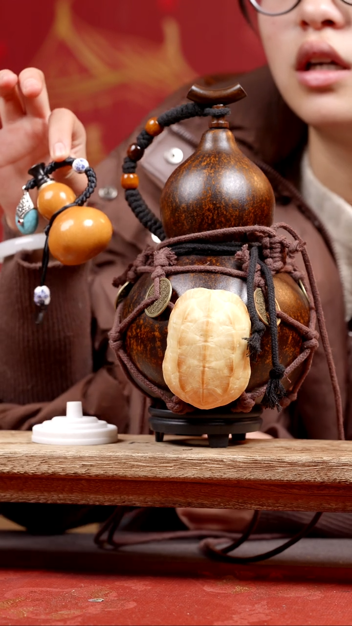 【大满配】427号纯手工制作天然大漆真葫芦