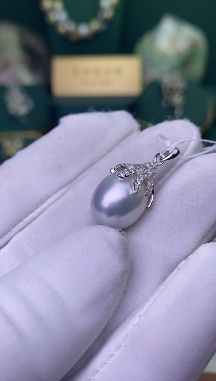 【闪购商品】海水珍珠颈饰银S925镶嵌12-13