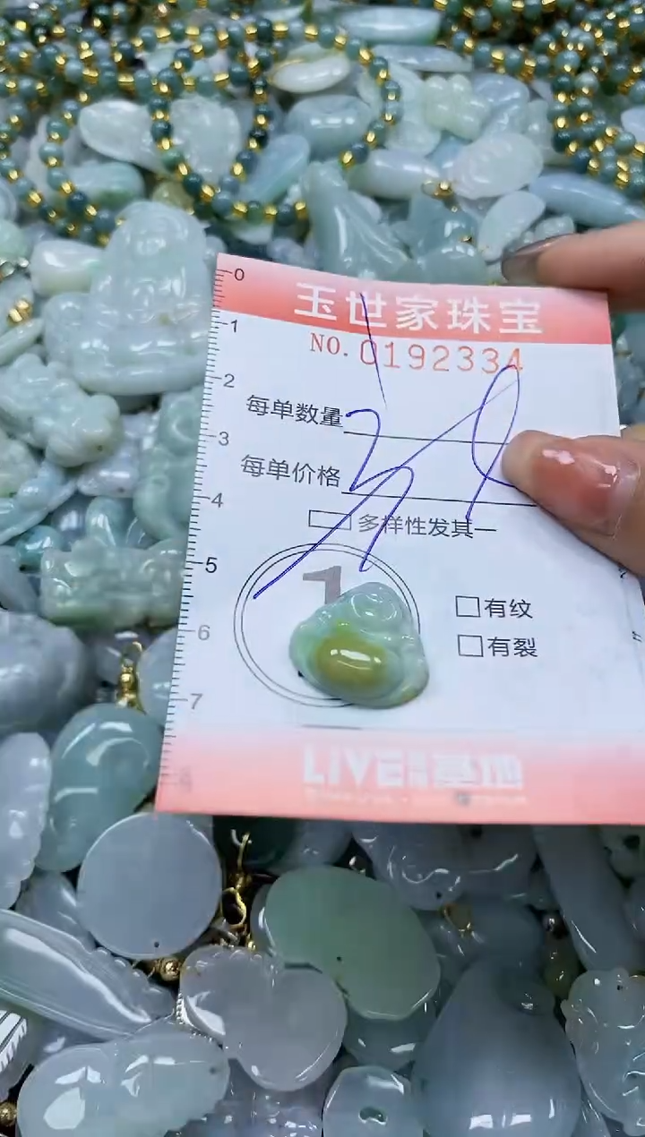 【闪购商品】翡翠颈饰未镶嵌闪购0192334多样性发其一