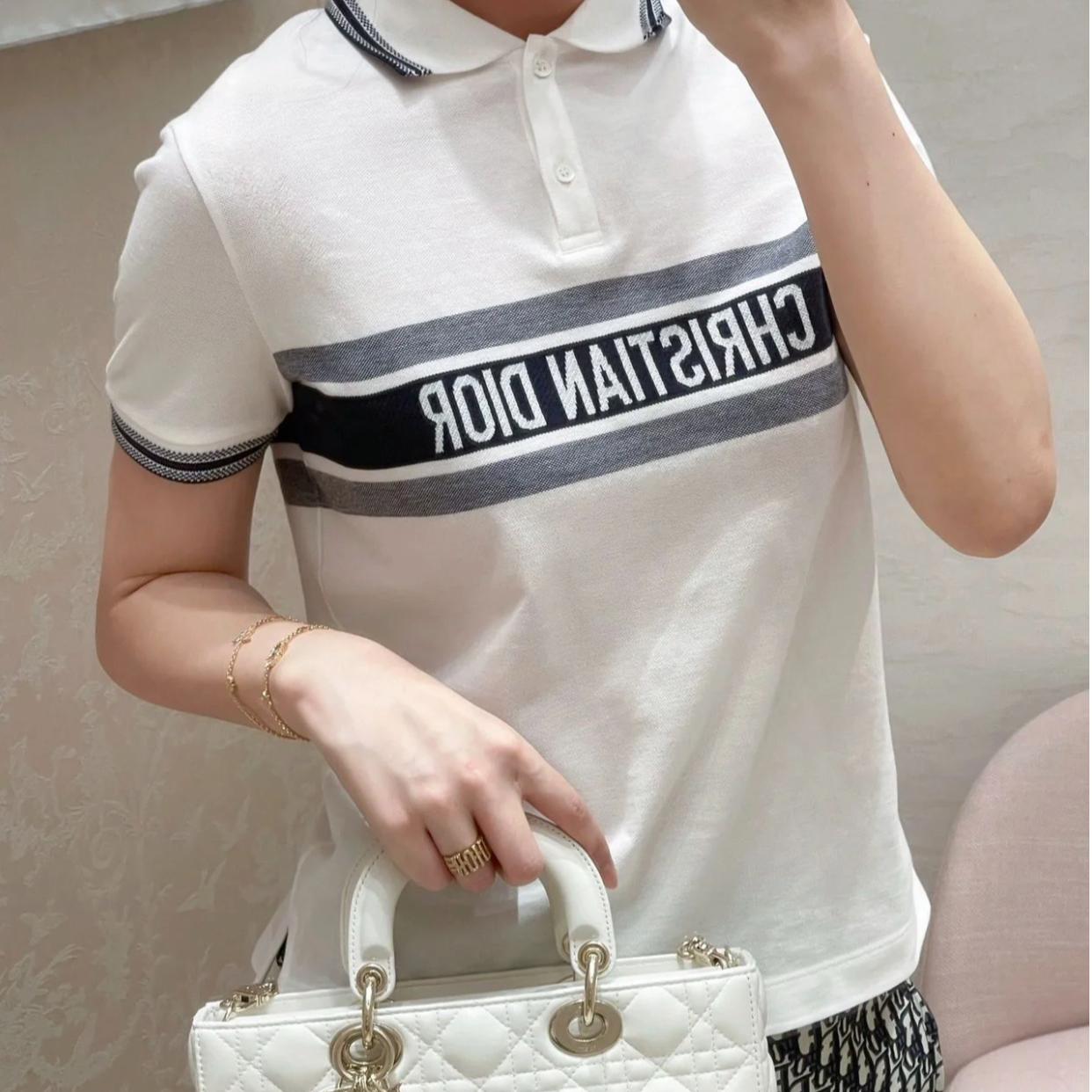 99新 DIOR/迪奥 Dior短袖Polo衫M码