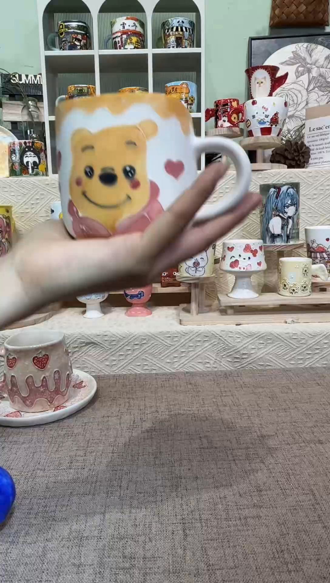 【闪购商品】盘维尼熊杯子陶瓷1