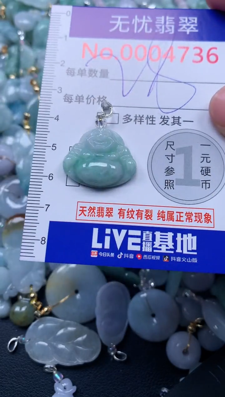 颈饰未镶嵌翡翠4736