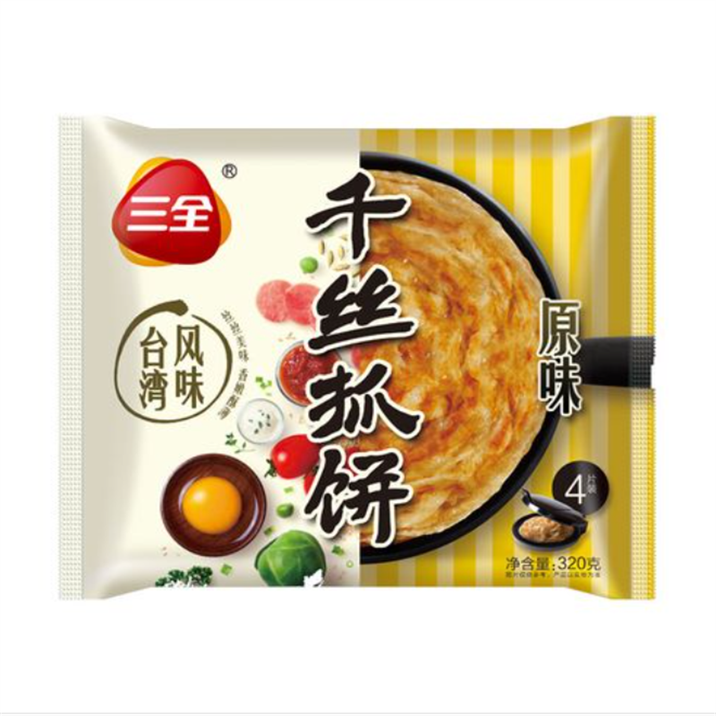 三全手抓饼原味 320g/袋