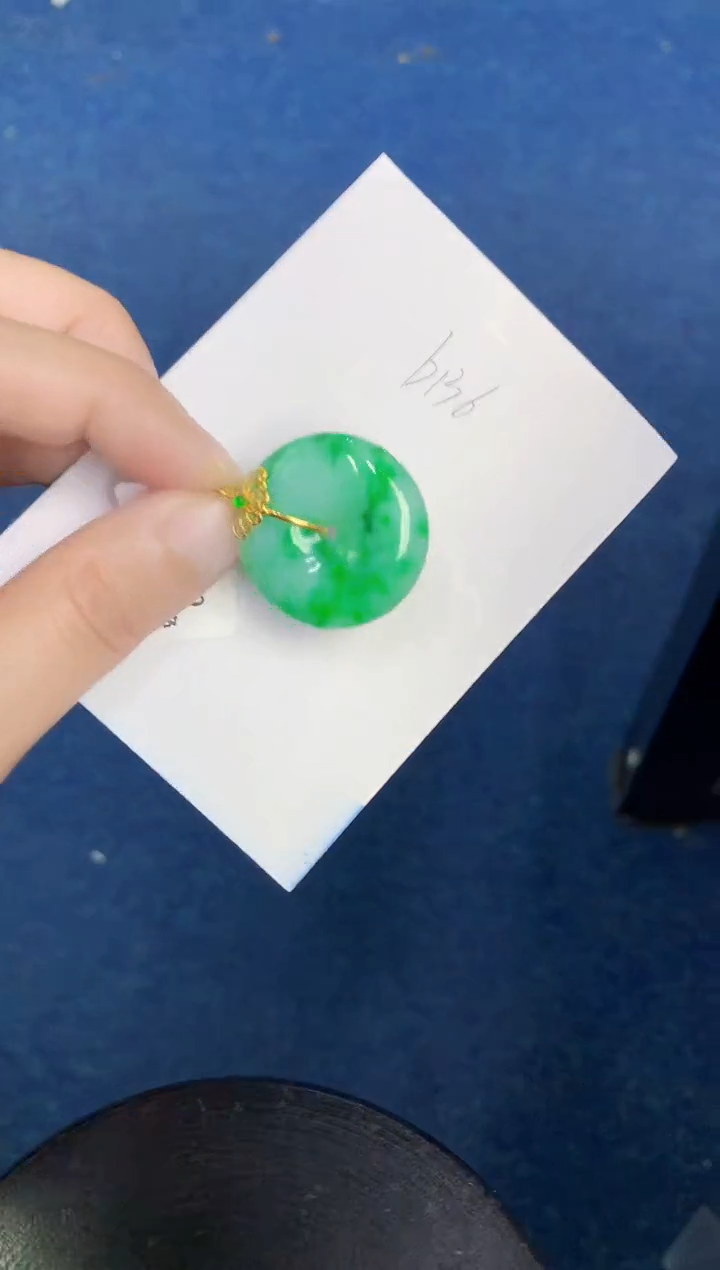 【闪购商品】翡翠颈饰18K金镶嵌000000000