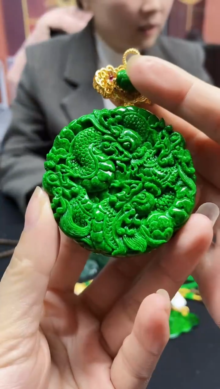 颈饰未镶嵌翡翠翡翠吊坠