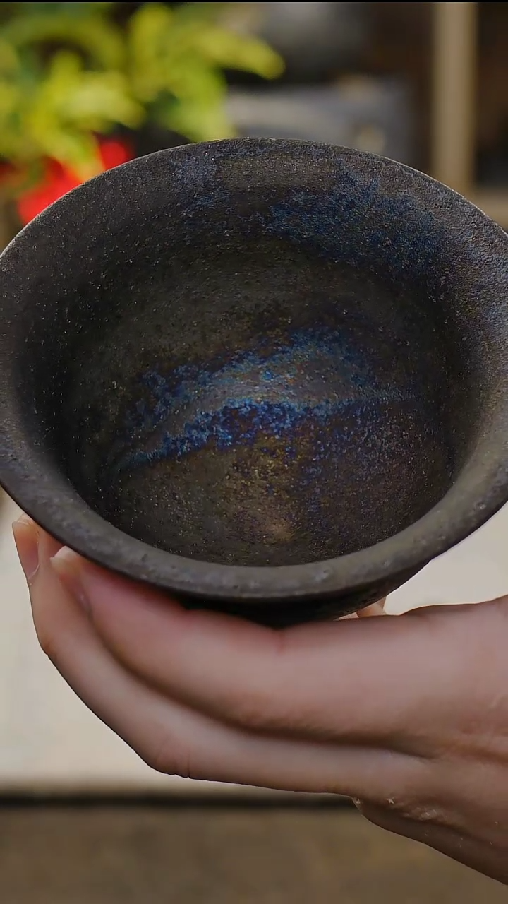 【闪购商品】明静砂器纯手作------微瑕盖碗