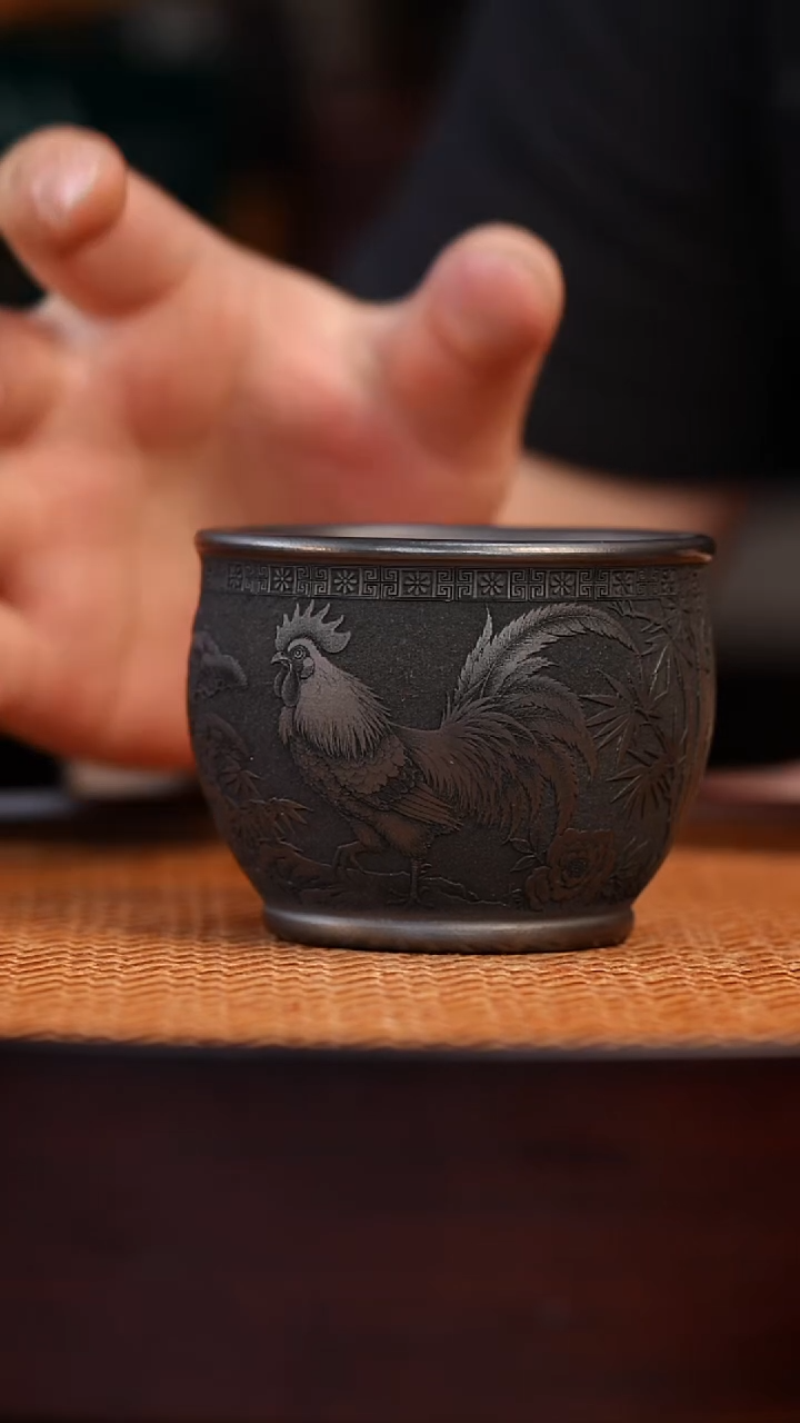 茶杯紫砂宜兴全手工紫砂杯