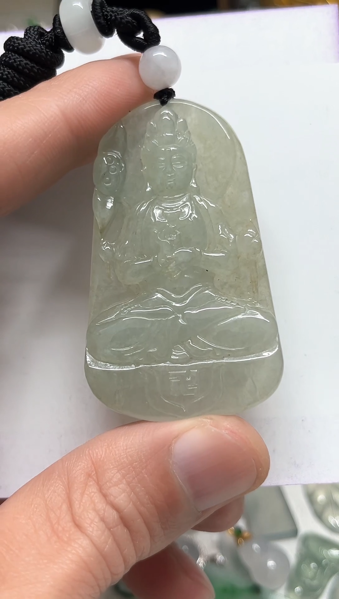 【闪购商品】翡翠颈饰未镶嵌天然缅甸A货翡翠吊坠