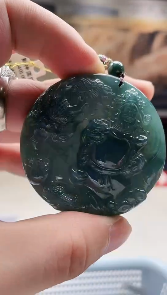 翡翠未镶嵌吊坠(不含链)多样性发其一22