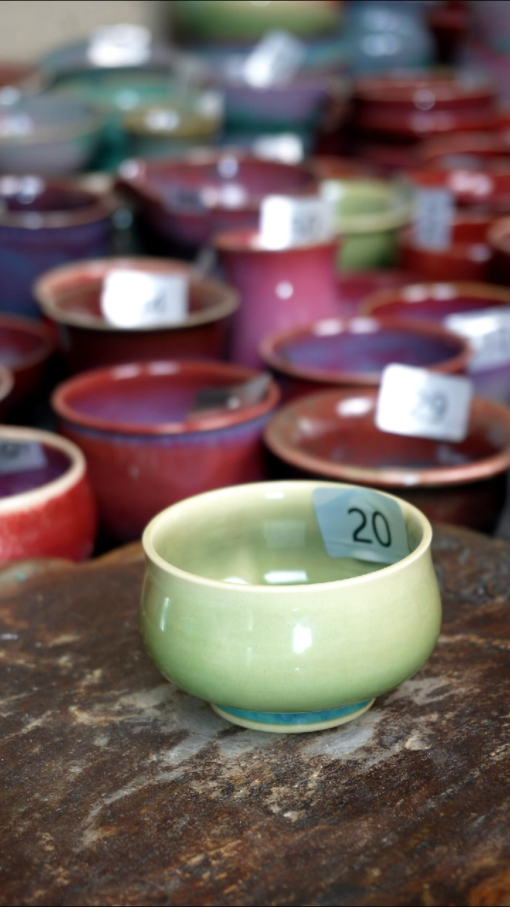 【闪购商品】摆件钧瓷手工茶器窑变