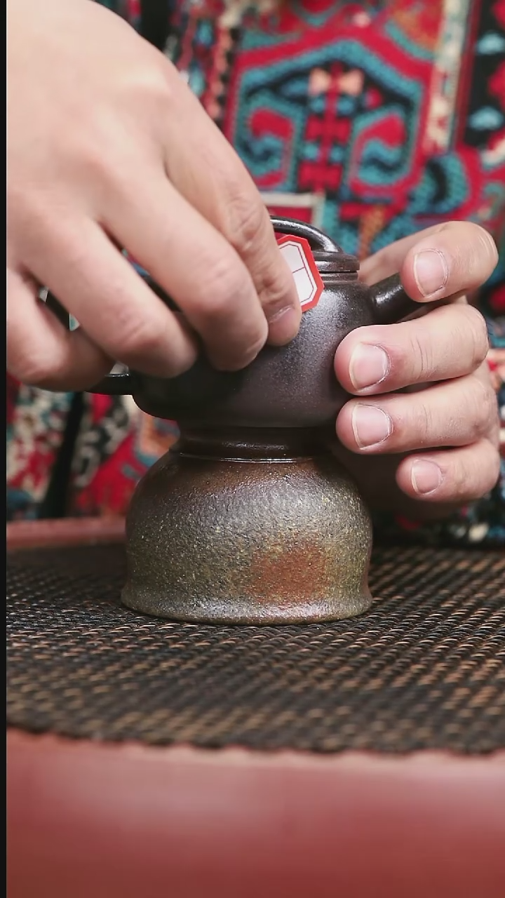 【闪购商品】紫砂柴烧高砂45号汉瓦150CC+柴烧杯