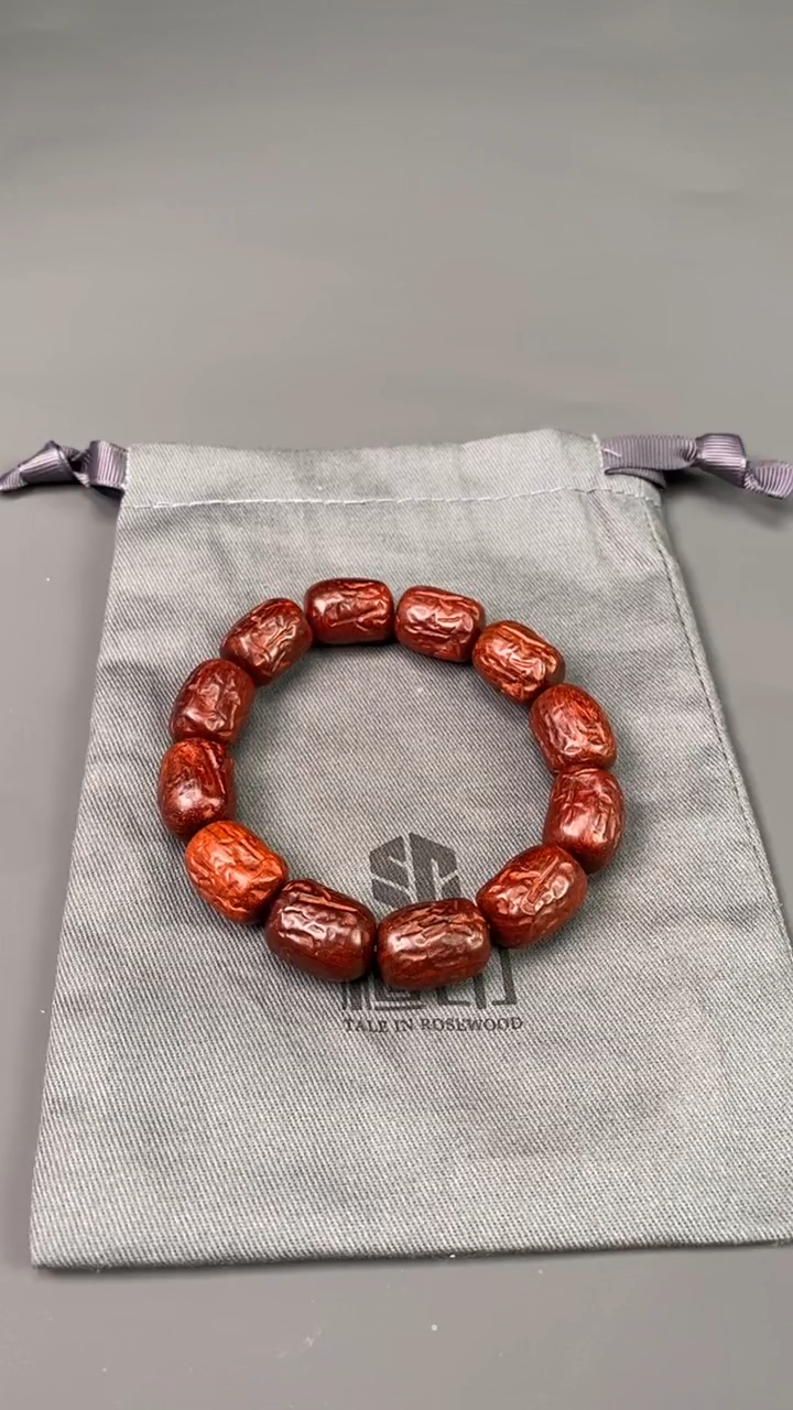 檀香紫檀（小叶紫檀）手串/手链印度小叶紫檀 小 枣珠