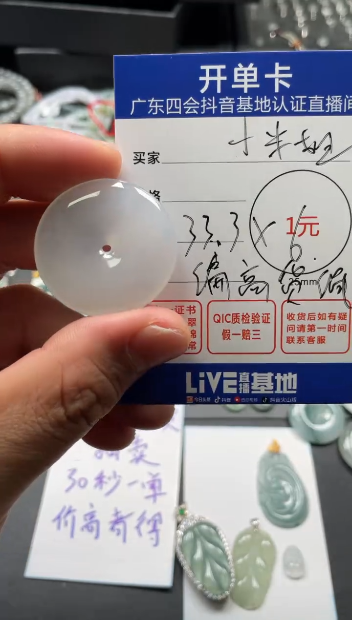 【闪购商品】翡翠颈饰未镶嵌挂件