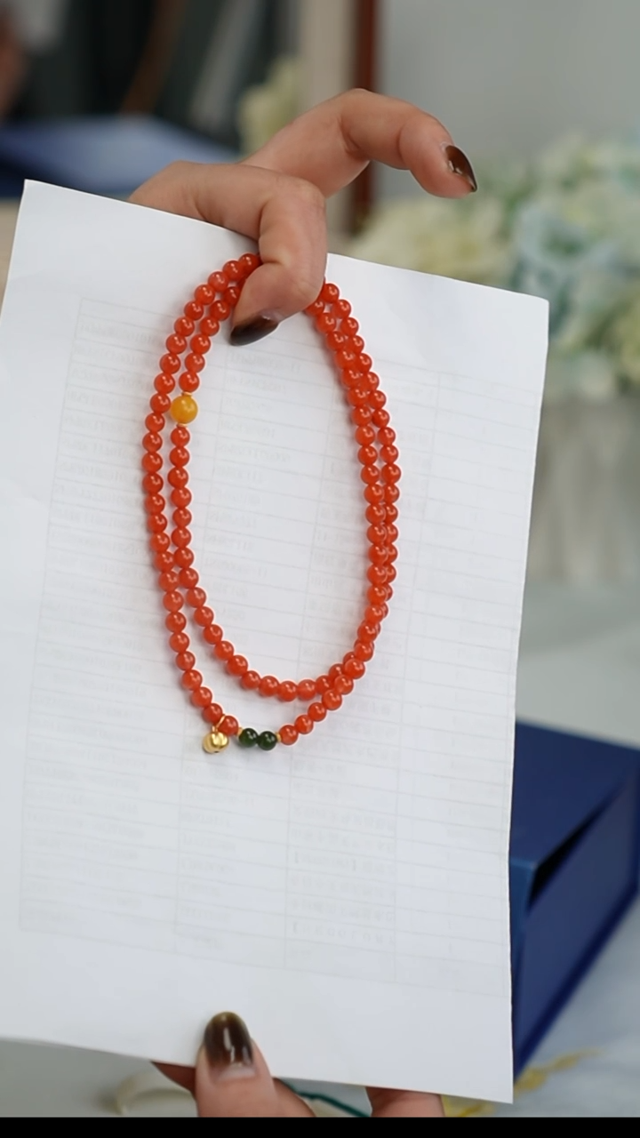【闪购商品】南红玛瑙手串合金多圈手串