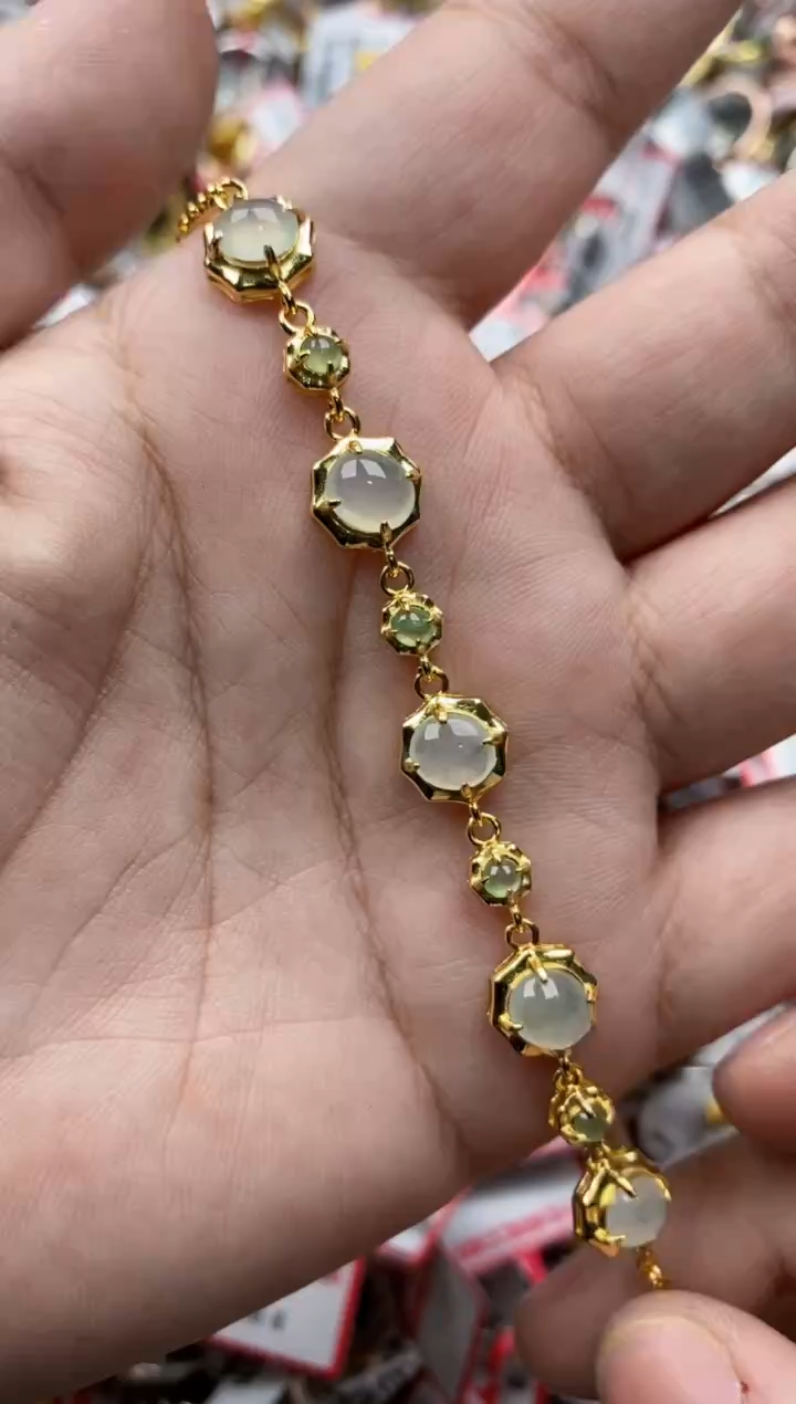 【闪购商品】翡翠戒指银S925镶嵌66666---5