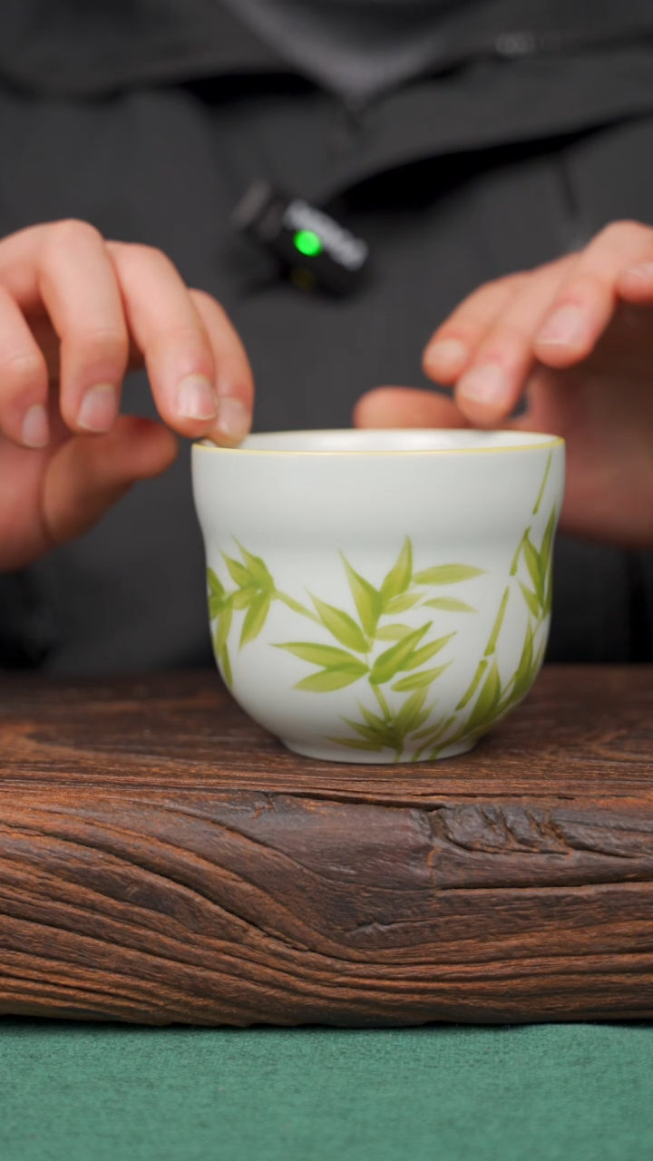 【闪购商品】瓷片51景德镇杯釉下手工手绘瓷器