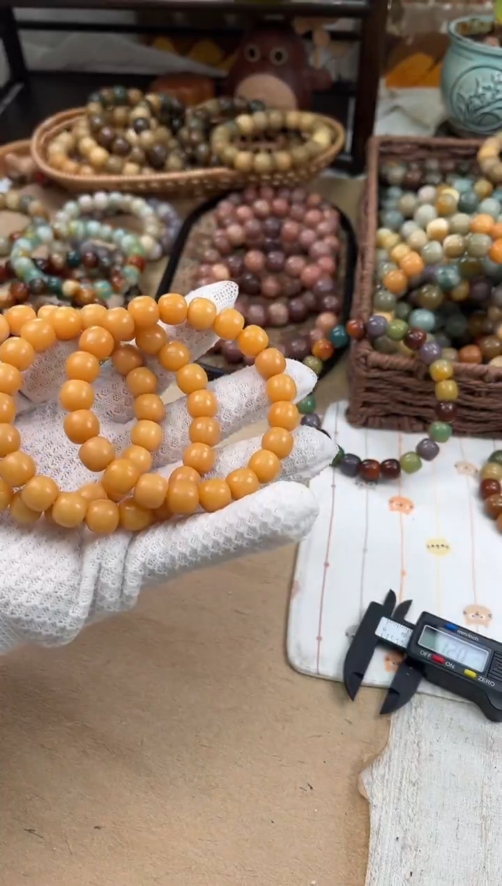 手串菩提根/象牙果a753 卡11.8 干磨三高