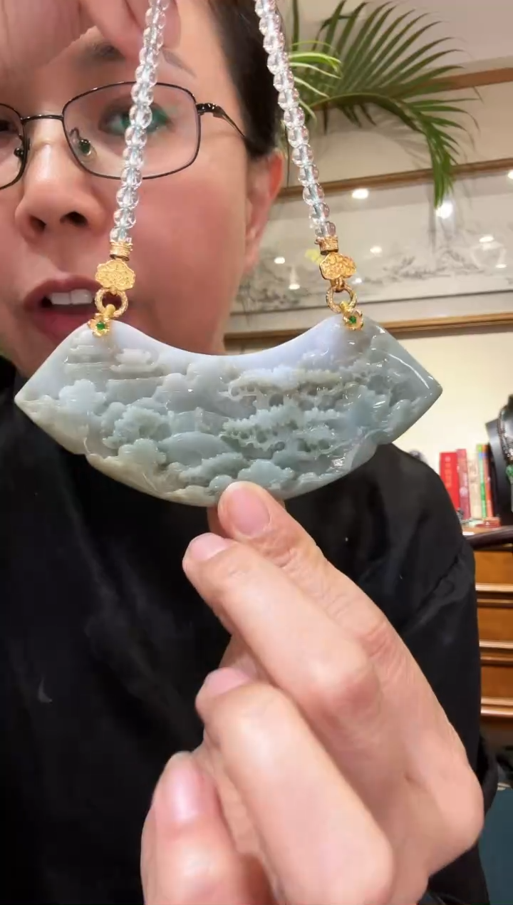 【闪购商品】翡翠颈饰未镶嵌国风