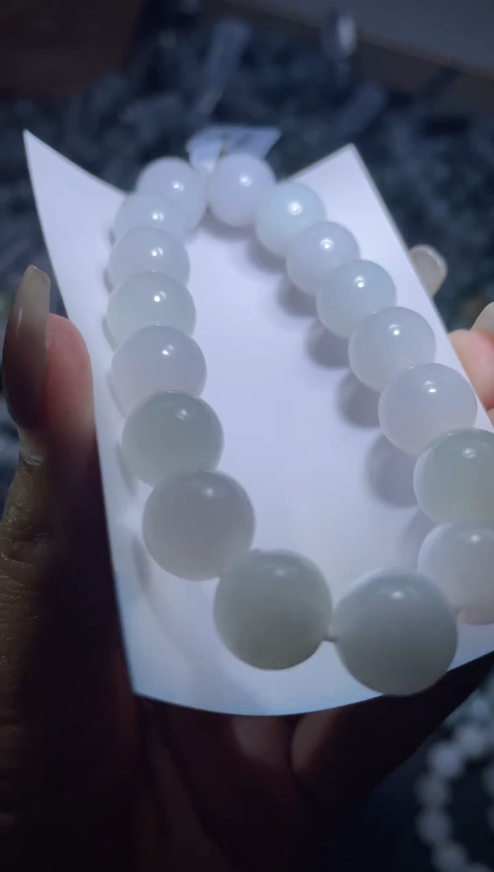【闪购商品】定制翡翠未镶嵌天然缅甸A货翡翠手串8